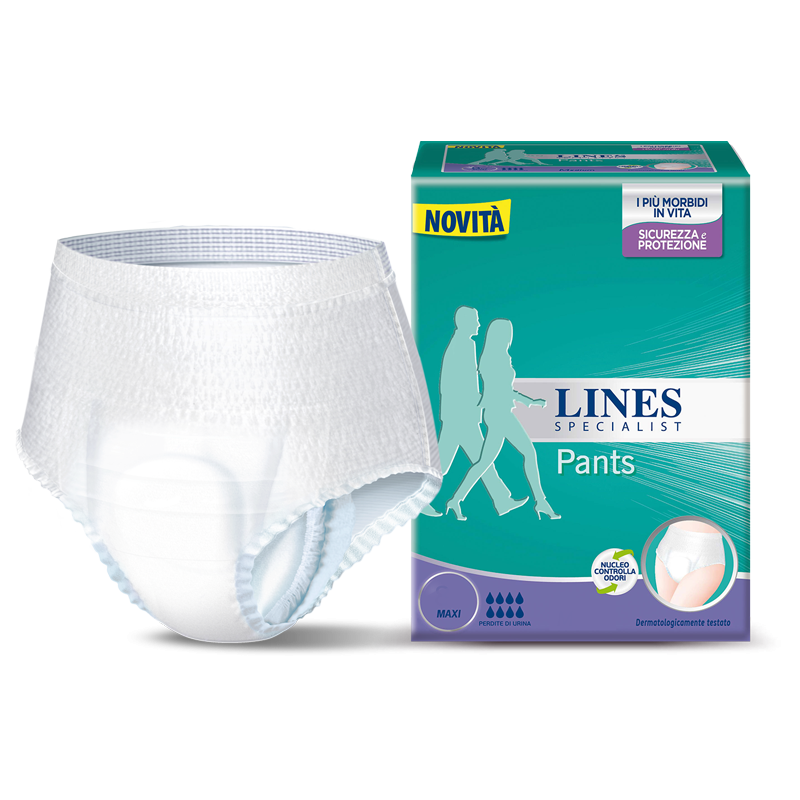 Lines Specialist Pants Maxi incontinenza pannoloni pannolini TUTTE LE MISURE
